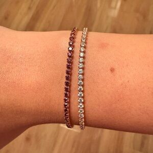 SWAROVSKI ROSE GOLD SLIDER BRACELET